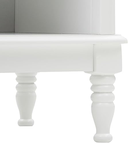 Miniatura 8 de Juego de 2 mesitas de noche con cajón, mesa auxiliar para dormitorio, guardería, sala de estar, estantes de almacenamiento de 2 niveles, mesa