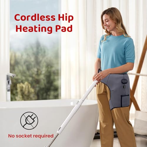 Coussin chauffant sans fil sciatique et hanches avec batterie - 6