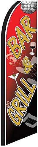 BAR & GRILL Flag (Mount and Poles are Not Included) (10)