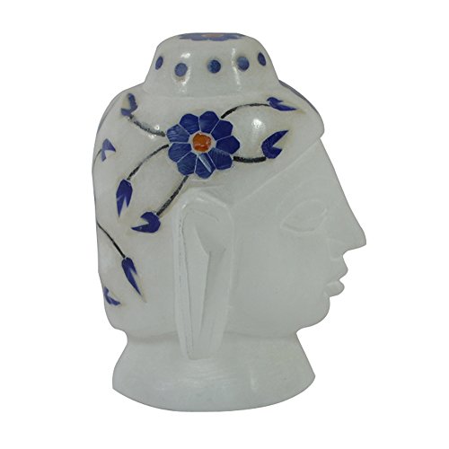 Buda de mármol hecho a mano con incrustaciones artesanales Royal Kurta 5