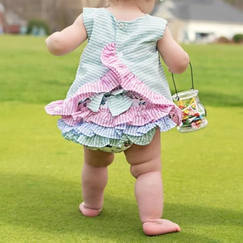 WZTYYDS Toddler Baby Girl Golf Outfit 6 9 12 18 24 Months Summer Clothes Sleeveless Ruffle Tank Tops + Tutu Shorts Sets3