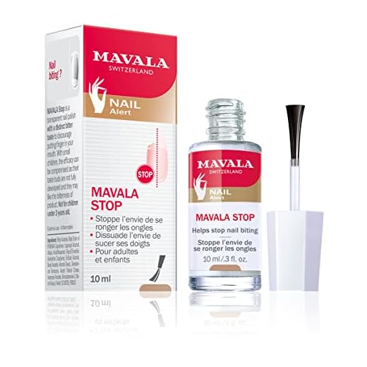 Mavala Stop Nail Repair Formula 10 ml, evita morderse las uñas y la succión del pulgar, para niños y adultos