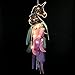 LOMOHOO Unicorn Dream Catcher with LED Light Colorful Light Up Dream Catchers Handmade Purple Pink and Blue Feather Boho Baby Room Decor Kids Bedroom Decoration Gift (Light up Unicorn)
