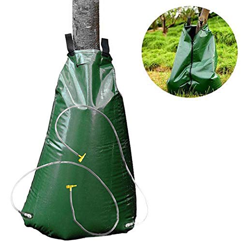 Further 20 Gallon Tree Watering Bag, Watering Bags Tree Watering Bag Tree Watering Bag Zipper Closure for Home Garden Plants Slow Release Watering Bag Equipment Compte-gouttes Double Tête