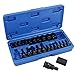 25pc Male + Female Impacted Impact Torx Star E Sockets T8 â€“ T60 + E4 â€“ E22