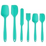 Lavador Silicone Spatula Set, 6 Piece High Heat Resistant Silicone Spatulas, Food Grade BPA Free,...