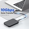 USB A to USB C Data Cable 1.5ft 2Pack, 10Gbps USB3.2 Gen 2 Data Transfer & 3A Charging Short USB Type C Cord for Android Auto Car Carplay iPhone 17/16/15 Galaxy S25/24 Pixel 9/8/7 External SSD Laptop