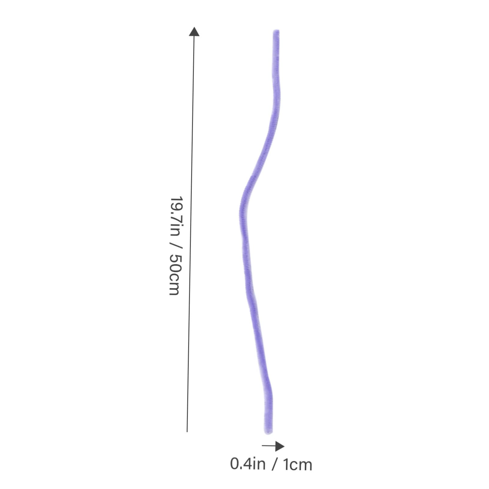 DOITOOL DIY Craft Toys 10pcs Boys and Girls Chenille Stems Imitation Velvet Strips for Creative Play Cleaning