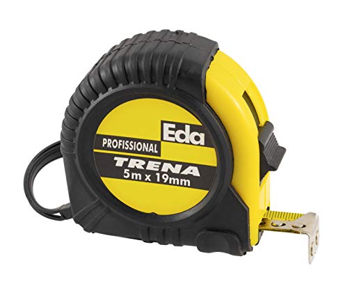 EDA Trena Com Caixa Plástica Emborrachada 5 M Eda Preto 5M