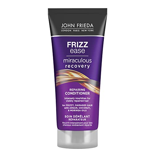 JOHN FRIEDA - Acondicionador Miraculous Recovery 75 ml, Acondicionador Reparador, Hidratante y Fortalecedero, para Cabello Seco y Dañado, Antiencrespamiento y Efecto Nutritivo