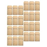 SOPOTUTU 50 Stück Selbstklebende Kraftpapier Samenumschläge Mini Wiederverwendbare Papiertüten zur Sicheren Aufbewahrung von Samen Münzen und Kleinen Gegenständen Feuchtigkeitsfest