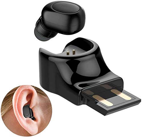 Upgraded,Mini Bluetooth Earpiece,Smallest Invisible Earbuds,Bluetooth Headset Hands-Free Car Headphone, Waterproof Cell Phone Bluetooth Earpiece for iPhone Samsung Phones