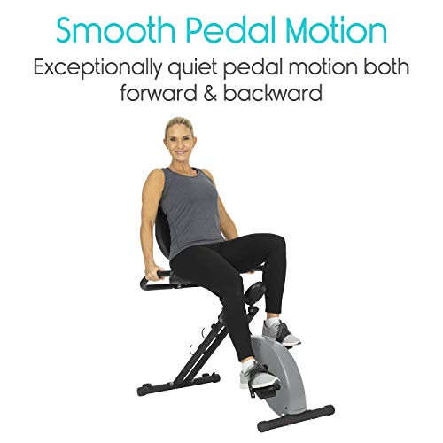 Vive Stationary Bike (App Included) - Upright X Exercise Cycle Machine - Foldable Magnetic Resistance Home Cycling Equipment - Indoor Cardio Workout For Men, Women, Elderly - Digital Display Trainer - Home Fitness Guru Vive Stationary Bike (App Included) - Upright X Exercise Cycle Machine - Foldable Magnetic Resistance Home Cycling Equipment - Indoor Cardio Workout For Men, Women, Elderly - Digital Display Trainer - Image 3