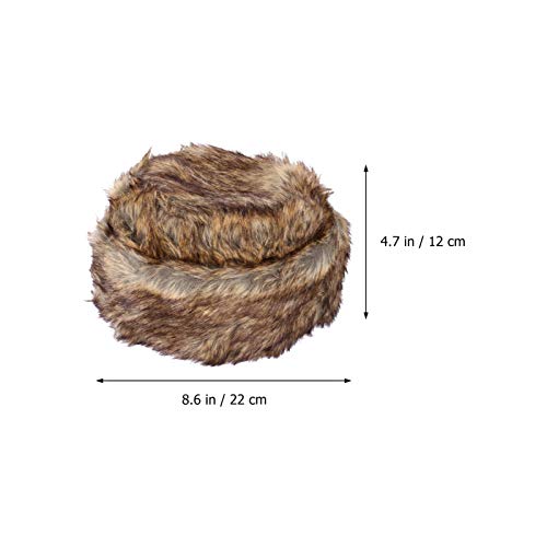 Chapéu de inverno russo de pele sintética VALICLUD chapéu cossaco inverno ao ar livre ski gorro quen