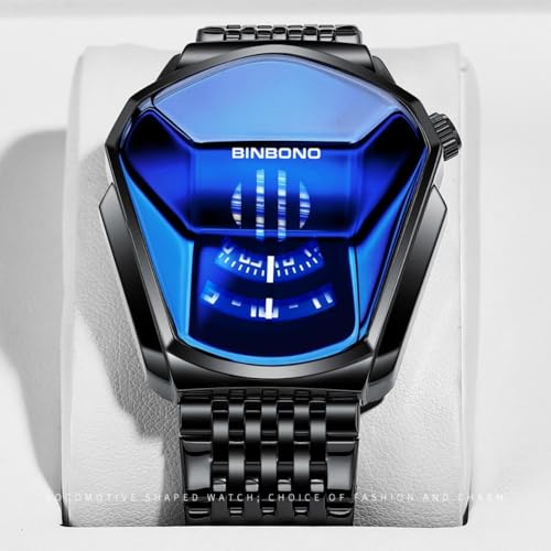 Image of Luminex Commerce Watch for Man Luxury Men's Diamond Style Quartz Watch Smart Watch for Men Wrist Watch Gold /Black Gift for Boyfriend /Husband
