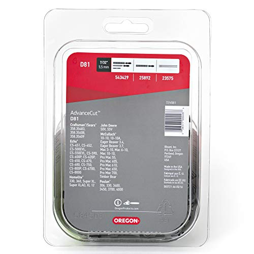 Oregon D81 AdvanceCut 24-Inch Chainsaw Chain, Fits Echo, Poulan, Craftsman, Homelite, McCulloch - Image 3