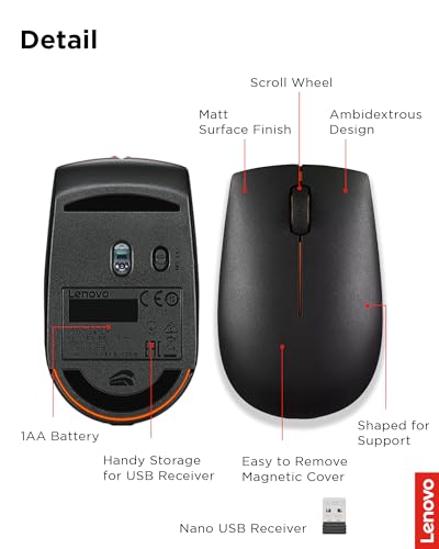 Lenovo 300 Wireless Mouse GX30K79402 の商品画像 5