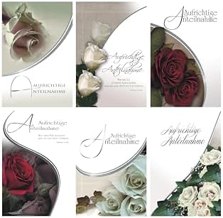 8 Trauerkarten Set Mit Umschlägen - Weiße Beileidskarten Mit Zarten Blättern