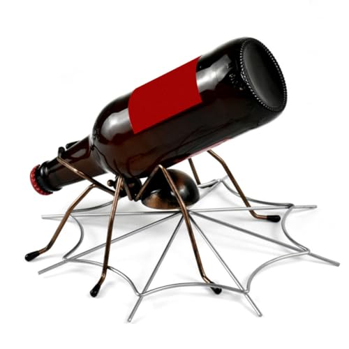 Soporte para botellas hierro diseño araña elegante miniatura 6