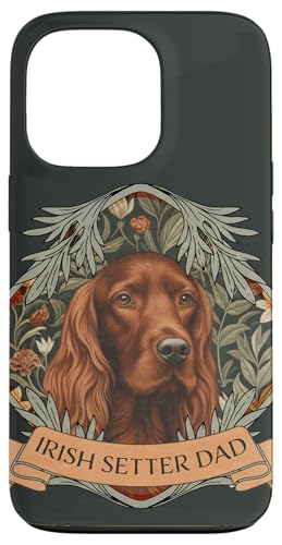 Irish Setter Dad �G���K���g �r���e�[�W�X�^�C�� �X�}�z�P�[�X iPhone 13 Pro �p