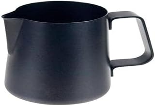 Ilsa Jarra de leche Easy 600 ml, acero inoxidable, color negro
