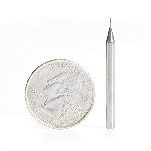 Amana Tool - 51720 AlTiN Coated CNC Steel, Stainless Steel & Composite Square Mini End Mil