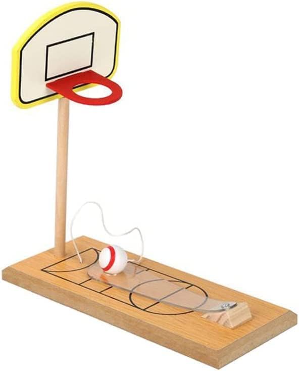 Little Mind Wooden Basketball Bead Maze Toy for Kids โ Montessori Wire Loop Game with Ball & Hoop, Hand-Eye Coordination Skill Development Educational Toy for Toddlers & Preschool Children
