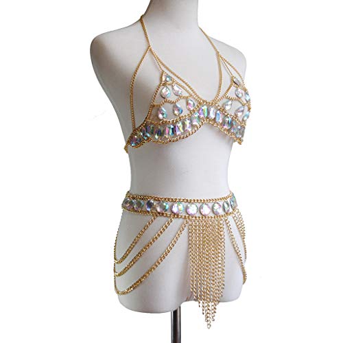 Connie Cloris Women's Sexy Suit Body Chain3