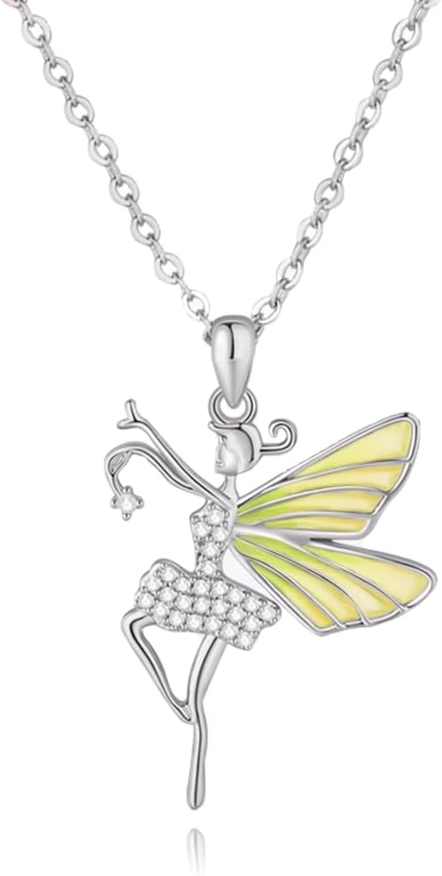 Ballerina Ballet 925 Silver Necklace Gifts for Women,Dance Recital Gifts for Her Ballet Pendant Jewelry