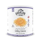 Augason Farms Freeze Dried Shredded Colby Cheese 1 lbs 14 oz No. 10 Can (3 Pack (107 Servings))