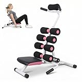 Mini Inversion Table Back Stretcher, Spine Decompression Machine with Adjustable Foot Positioning, Foam Roller Support, Lumbar Stretch Bench, Back Inversion Table for Adults Home Therapy Use