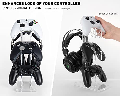 image for OAPRIRE Universal 3 Tier Controller Stand and Headset Stand for XBOX O
