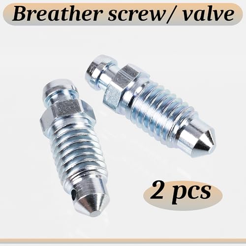 AERZETIX - C70786 - Satz von 2 Ventilen Entlüftungsschraube M8x1.25 - kompatibel mit Peugeot Citroën Alfa-Romeo Dacia Vw Mercedes-Benz Fiat Ford Renault Opel Toyota Mazda Honda - OE-Nummern 4428.40