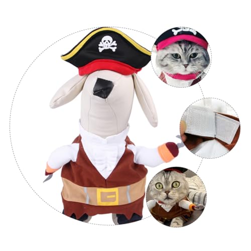 Disfraz Pirata para Perro Halloween Talla S miniatura 5