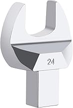 ATsafepro Maul-Einsteckwerkzeug Drehmoment Gabelschlüssel, 9x12mm Einsteck-Maulschlüssel,Austauschbarer Drehmomentschlüssel 24 mm