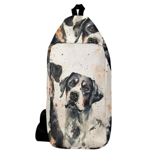 Sac à dos à bandoulière Labrador homme femme pour voyage randonnée multicolore