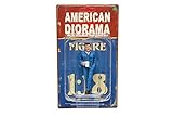 Miniatur American Diorama – 77445 – Figur Mechaniker – Larry – Echelle 1/18 – Blau