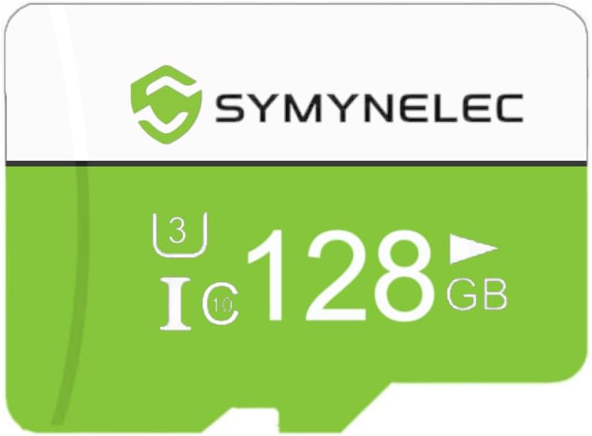128GB SYMYNELEC TF Card, High Speed Full HD Memory Card Class 10 TF Card Storage Card for Computer/Camera/Phone/Dash Cam/Tablet/PC