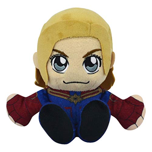 Marvel Captain Marvel 8" Kuricha Sitting Plush - Soft Chibi Inspired Toy