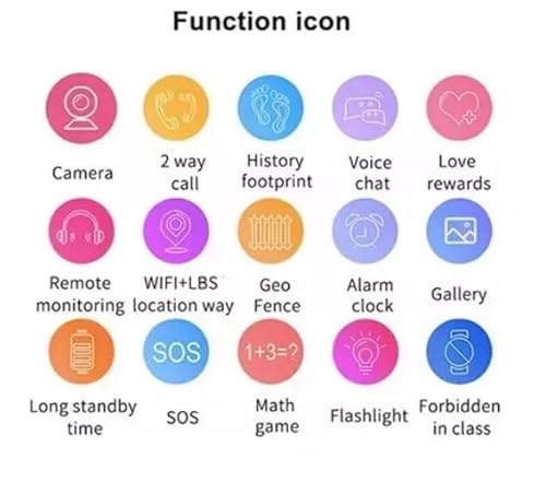 Relógios inteligentes para crianças | Smartwatch com tela sensível ao toque HD - Relógio inteligente