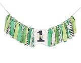 Jungle King Theme High Chair Banner - First Birthday Party Banner - 1st Birthday Photo Backdrop - Su