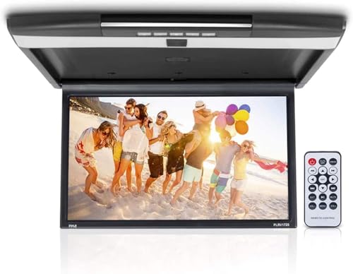 Pyle Schermo per Auto, Monitor 43,9 cm, Monitor LCD Ribaltabile da