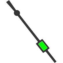 ECSiNG Second Hand Compatible with NH35 NH36 4R 7S NH38 Watch Movements, Black