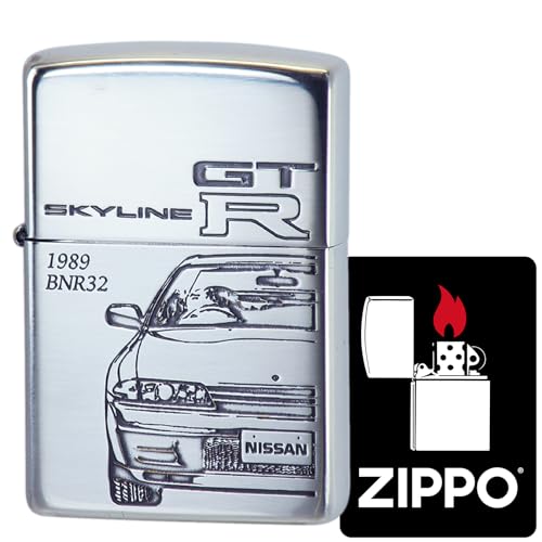 �W�b�|�[(Zippo) �I�C�����C�^�[ �t�����g �����X�e�b�J�[�t�� �V���A���i���o�[���� ���� �V���o�[ GT-R �X�J�C���C�� �� ���Y NISSAN BNR32