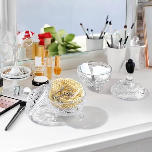 Image of WRINGO Glass Cookie Jar with Airtight Lid | Clear Glass Storage Container for Cookies, Biscuits, Candy, Snacks & Dry Fruits | Kitchen Countertop Storage Jar | (Pack of 1)