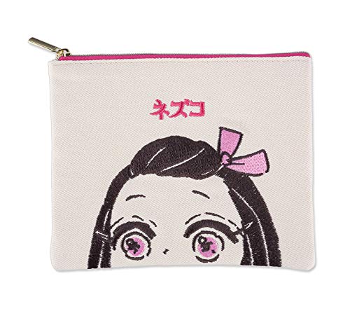 【ぽこぽん】刺繍デニムバックNo.633　刺繍ポーチNo.183 Amazon.co.jp: 鬼滅の刃 ポーチ 禰豆子 (刺繍デニム) サイズ 約