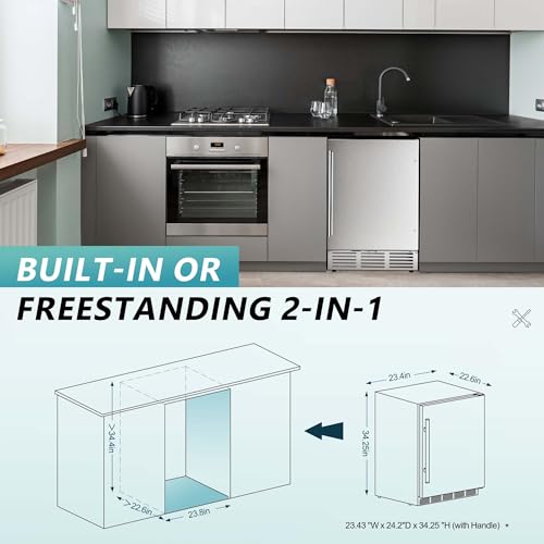 Euhomy RU-05 24 Inch Beverage Refrigerator thumb #5