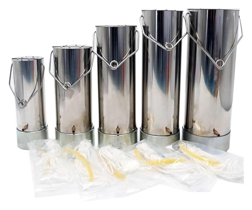 304 Stainless Steel Water Sampler - Adjustable Depth 0-30m, 0.5L/1L/2L/2.5L/3L/4L/5L Capacity, Lake River Water Sample Collector for Environmental Testing