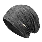 [rivmount] ニット帽 ビーニー 帽子 ワッチキャップ サマーニット おしゃれ 薄手 通気性 伸縮性 冷感 吸汗速乾 uvカット 柔らかい 無地 夏 春 秋 医療用帽子 ランニング 自転車 アウトドア 登山 通勤 メンズ レディース 男女兼用