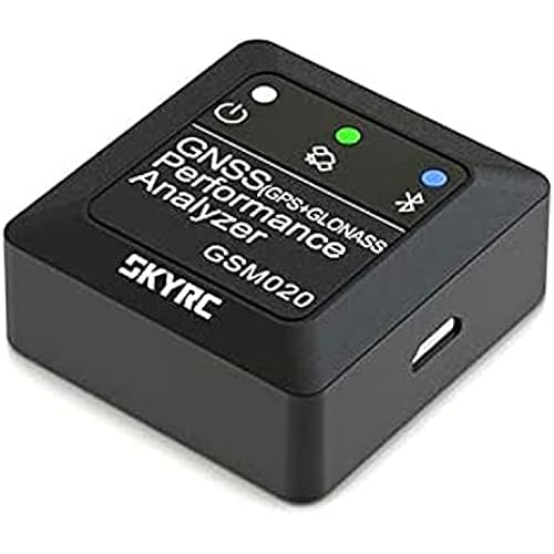 SKYRC GNSS Performance Analyzer RC GPS+GLONASS Speedometer, Bluetooth Enabled Race Data Logger and Speed Tracker for RC Cars and Planes. GSM020 SK-500023